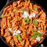 Meal 3 - SWEET CHILLI CHICKEN SAUSAGE PASTA.