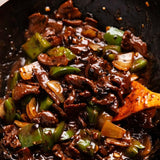 MEAL 9: BEEF IN BLACK BEAN SAUCE W/ EGG FRIED RICE.