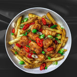 MEAL 4: SALT & PEPPER CHICKEN AND CHIPS.