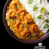 MEAL 1 - RED THAI KING PRAWN CURRY.